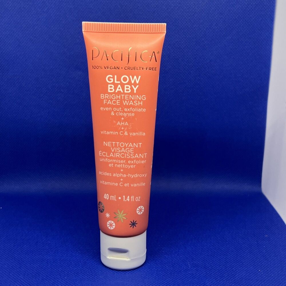 Pacifica- Glow Baby Brightening Face Wash 40mL / 1.4 fl oz - SEALED TUBE